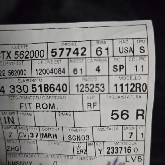 Ermenegildo Zegna Multi-season Black Designer Sports Coat - Picture 6 of 6